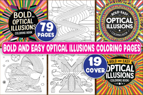 79 Optical Illusions Coloring Pages: A Unique Blend of Art and Perception