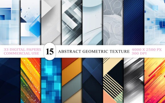 Abstract Geometric Texture Backgrounds