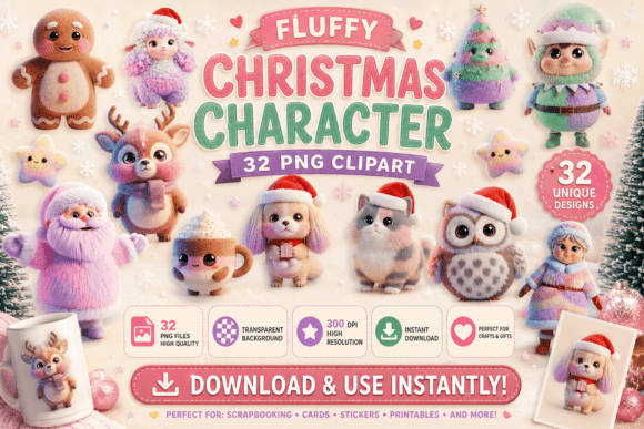 Bringing Cozy Holiday Magic to Life: The Rise of the Fluffy Christmas Character Bundle