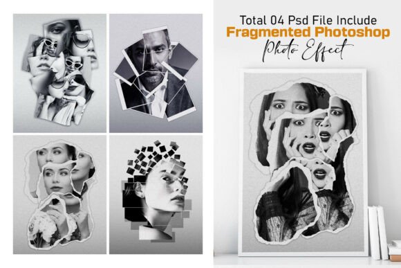 Collage Frame Fragmented Effect: A Visual Guide