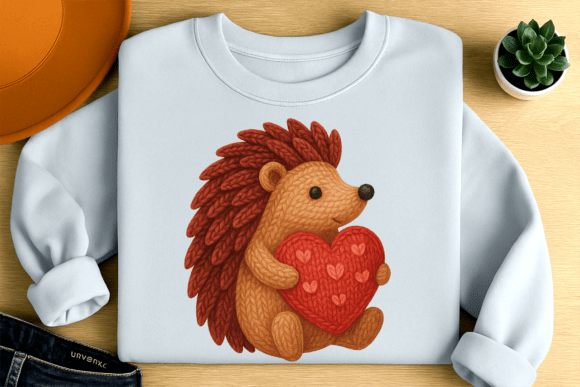 Crochet Hedgehog PNG Cute Valentine: A Practical Asset for Creative Workflows