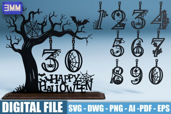 Elevating Festive Decor: The Strategic Value of Halloween Number Countdown SVG Files