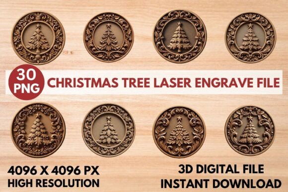 Elevating Holiday Craftsmanship: The Rise of Premium Christmas Tree Laser Engrave Files