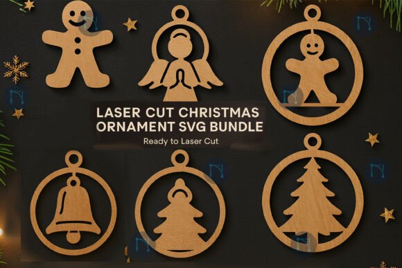 Elevating Holiday Craftsmanship with the Laser Cut Christmas Ornament SVG Bundle