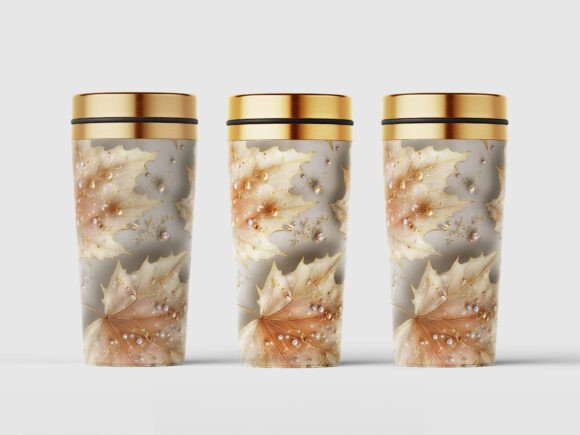 Elevating the Everyday: The Golden Maple Leaf Tumbler with Pearls as a Statement of Modern Luxury