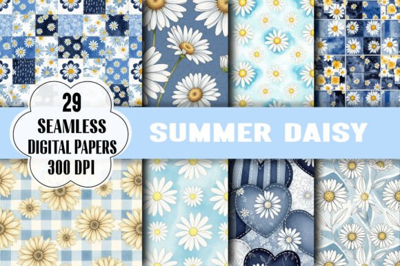 Evaluating the Summer Daisy Seamless Pattern for Creative Projects
