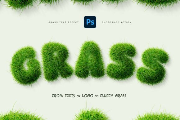 Grass Effect Photoshop Action: Bringing Nature to Your Digital Designs