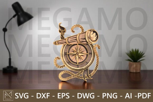 Mastering the Art of Nautical Design: A Guide to Compass and Spyglass Laser Cut Projects