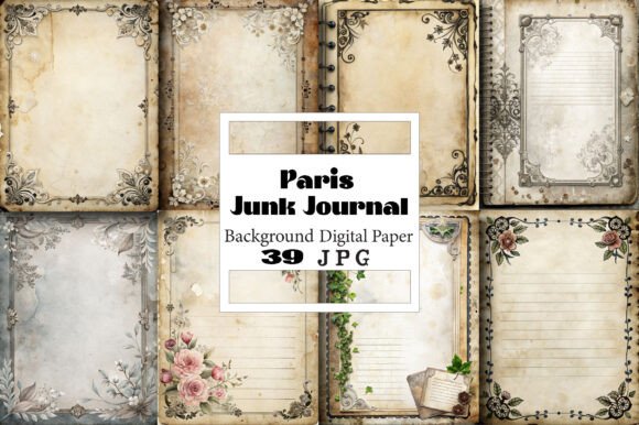 Paris Junk Journal: Embrace the City of Love