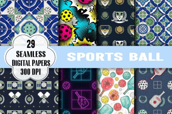 Sports Ball Papers: A Versatile Graphic Collection for Every Creator