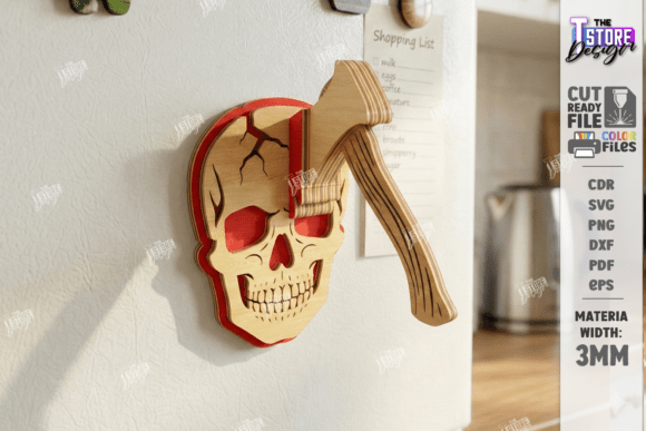 True Crime Laser Cut Fridge Magnets: A Creative Digital Download for Makers