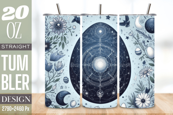 Witchy Celestial Easter Egg 20oz Tumbler